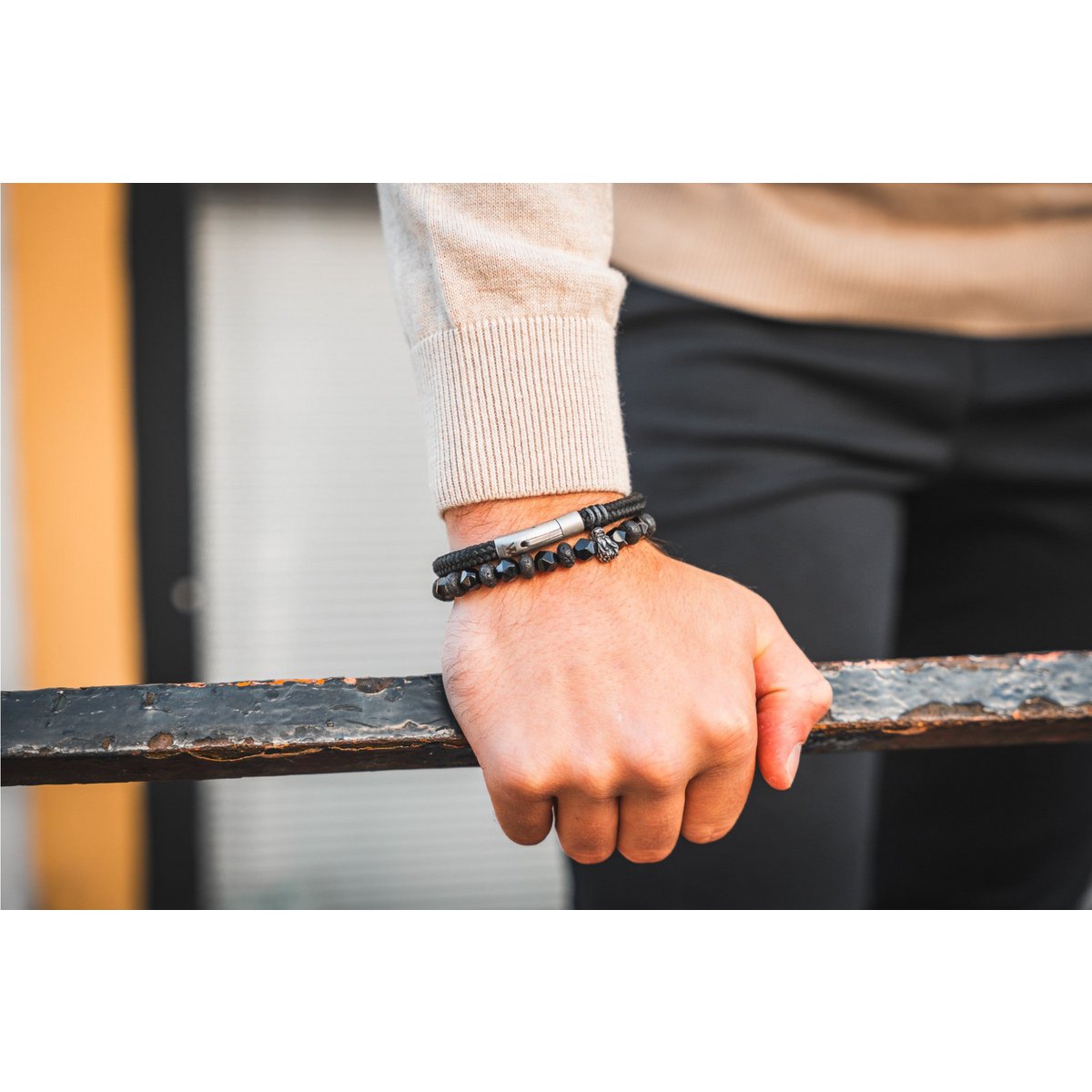 Seilarmband 6mm - Ruyter-Kollektion | Ausgabe schwarz