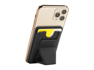 Techancy magnetische kaarthouder KC2126 Opvouwbare houder compatibel met MagSafe Wallet voor iPhone Zwart