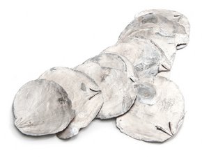 Perlmuttscheiben „Camar“, 500g, ∅5-10cm, champagner