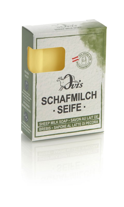 Ovis-Seife Eckig verp. Arnika 8,5x6 cm 100 g