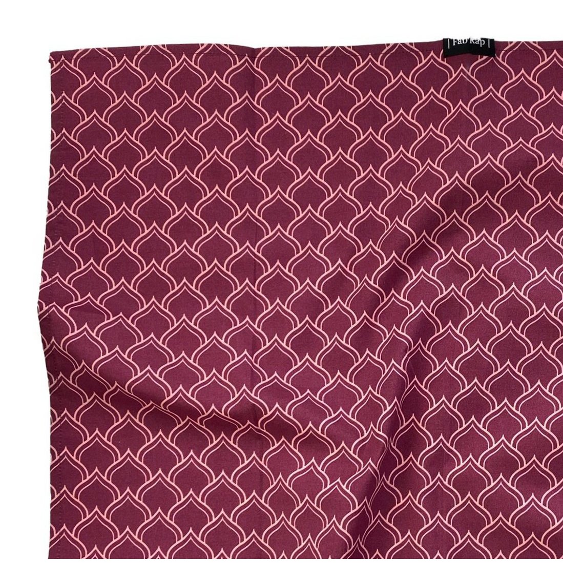 Furoshiki 3-formaatbundel - enkelzijdig - bordeauxrode bogen - FabRap