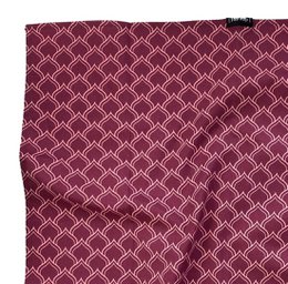 Furoshiki 3-formaatbundel - enkelzijdig - bordeauxrode bogen - FabRap