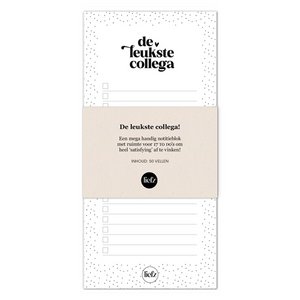 Notepad | To do's | The nicest colleague