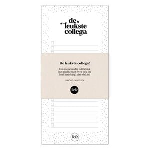 Notepad | To do's | The nicest colleague