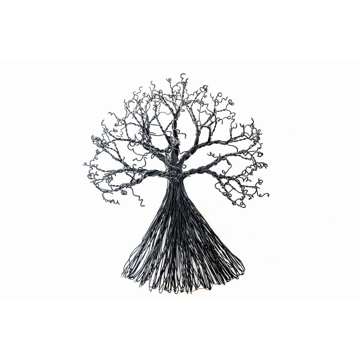 Zimba-Arts METALEN GROTE WAND 3D BAOBAB BEDRADE BOOM