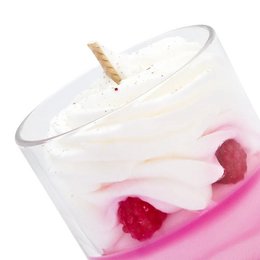 Gourmet raspberry love candle