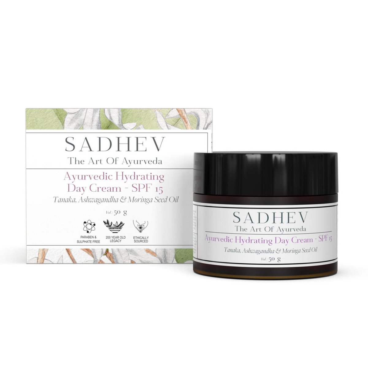Ayurvedic Hydrating Day Cream with SPF 15 50 gr