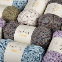 Sensy Tweed Garn, 3,5 oz, 214 Yards, Gauge 4 Medium