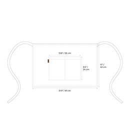 Natural Linen Half Apron
