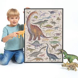 Puzzlelove Dinosaurier-Puzzle 7+