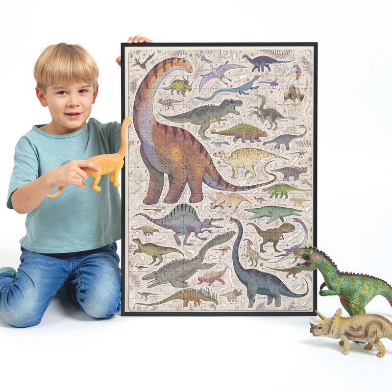 Puzzlelove Dinosaurier-Puzzle 7+