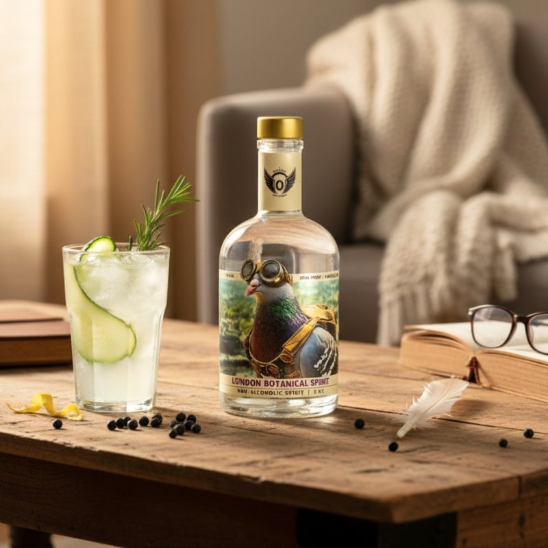 Volante London Botanical Spirit 0,0% – Ikke-alkoholisk Gin-Style Spirit – 700 ml
