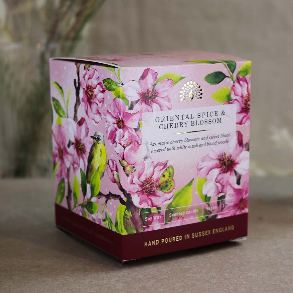 ENGLISH SOAP C° 170g Candle - Oriental Spice&Cherry Blossom