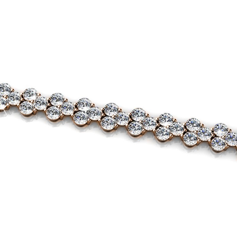 Bracciale Principessa - Or Rosé et Cristal