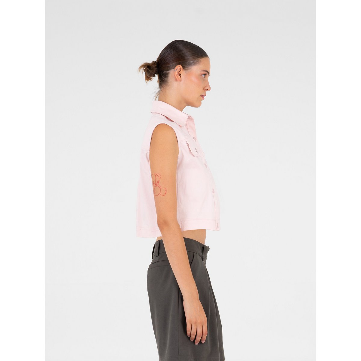 Cropped waistcoat