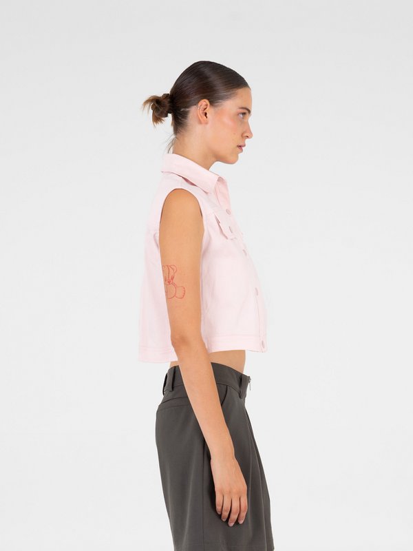 Cropped waistcoat
