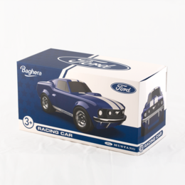 Mały samochód wyścigowy Ford Mustang Blue Toy