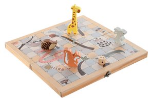 BOARD GAME SET 7 WOOD 26X13X3.3 MULTICOLOR JE210058