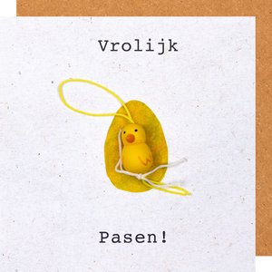 Grußkarte Frohe Easter Chick