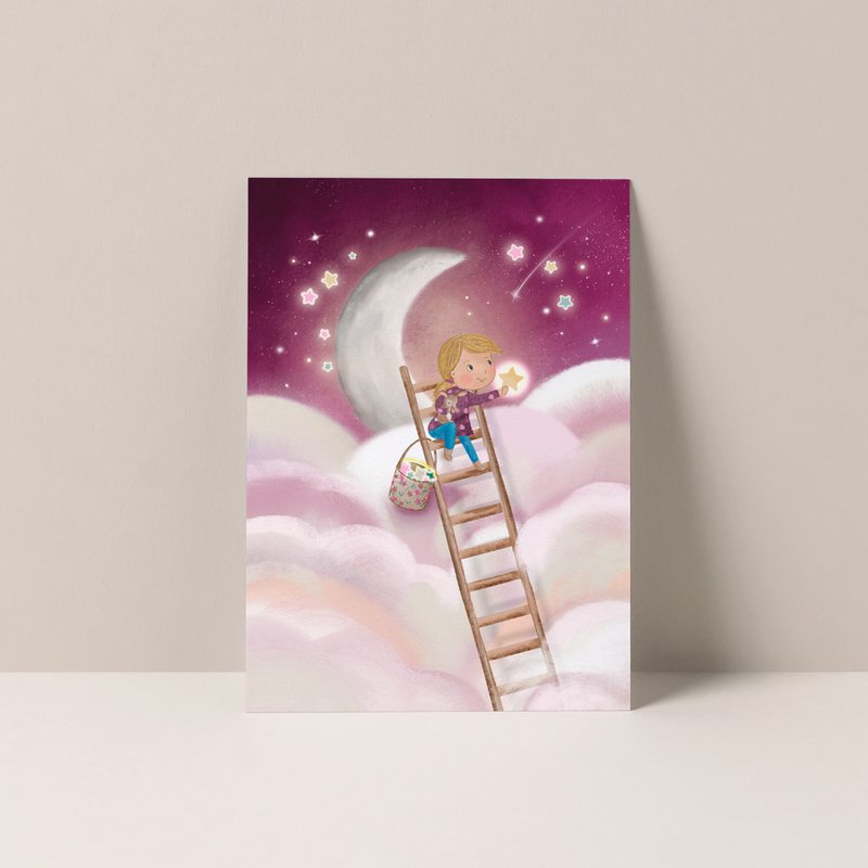 Postcard Catch Stars