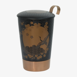 porcelæn krus TEAEVE "Komorebi" antracit