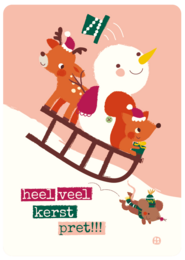 christmas postcards (dutch)