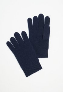 UNI 4 - Navy blue 4-thread cashmere gloves