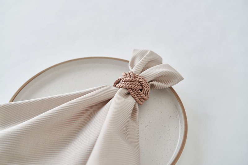 Ronds-de-serviettes-CORD-or-rose