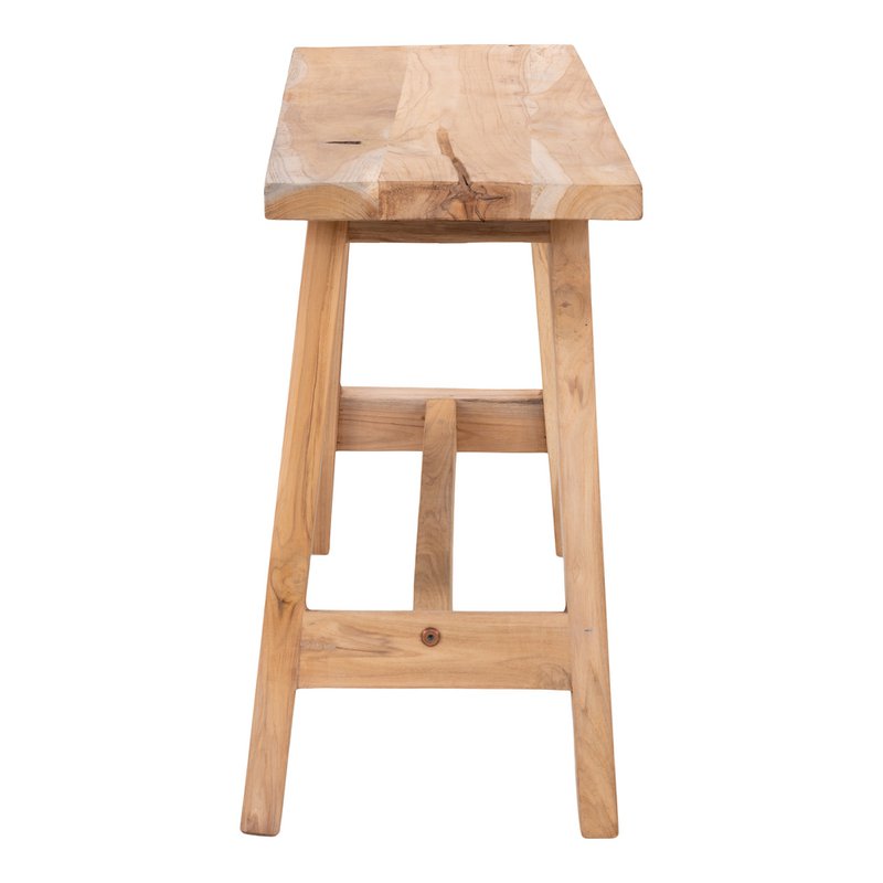 Barcelona Bench - Natural Teak, 90x25x45cm