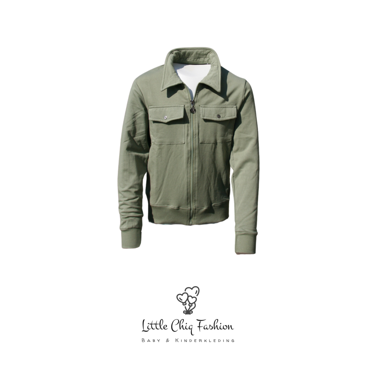 LewyLou NO4 Sweat Vest Groen – Robuust & Functioneel – Urban Adventure