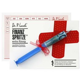 Dodatkowy płyn do zastrzyku gotówki - prezent pieniężny, prezenty od Dr. Placebo
