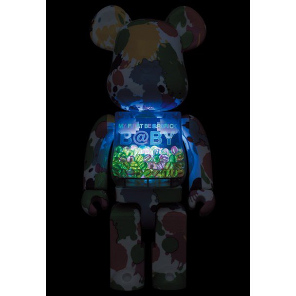 400% & 100% Bearbrick set - My First Bearbrick Baby (Color Splash)