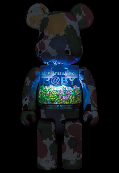 400% & 100% Bearbrick set - My First Bearbrick Baby (Color Splash)