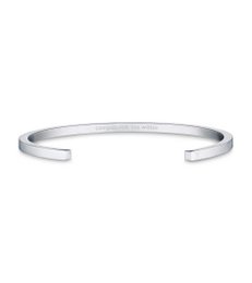 Silver Bangle with Silver & Black Classic Watch