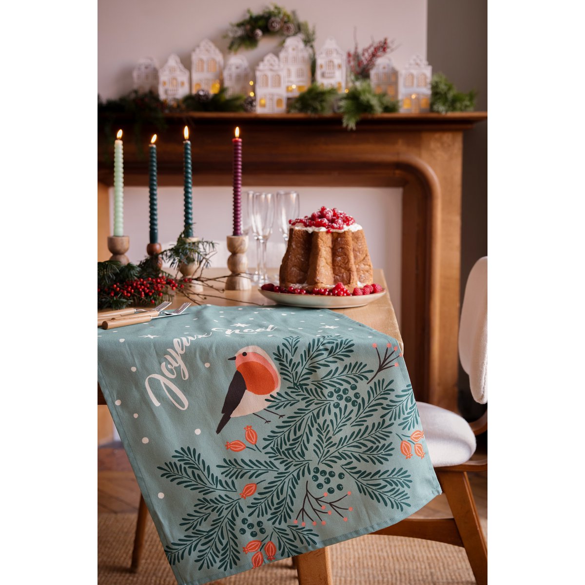 Tea Towel Nuit de Noël