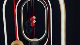 Lampada HENG Balance Ellipse (bianco, rosso, nero)