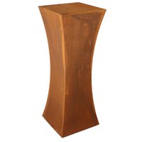 Patina decorative column "Lola" | Metal decoration vintage column for garden and home | 80cm