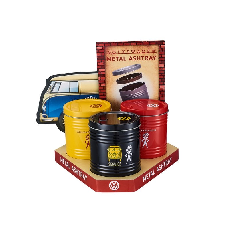 Cendrier CHAMP Oil Drum Volkswagen – Métal – Display 6 pièces