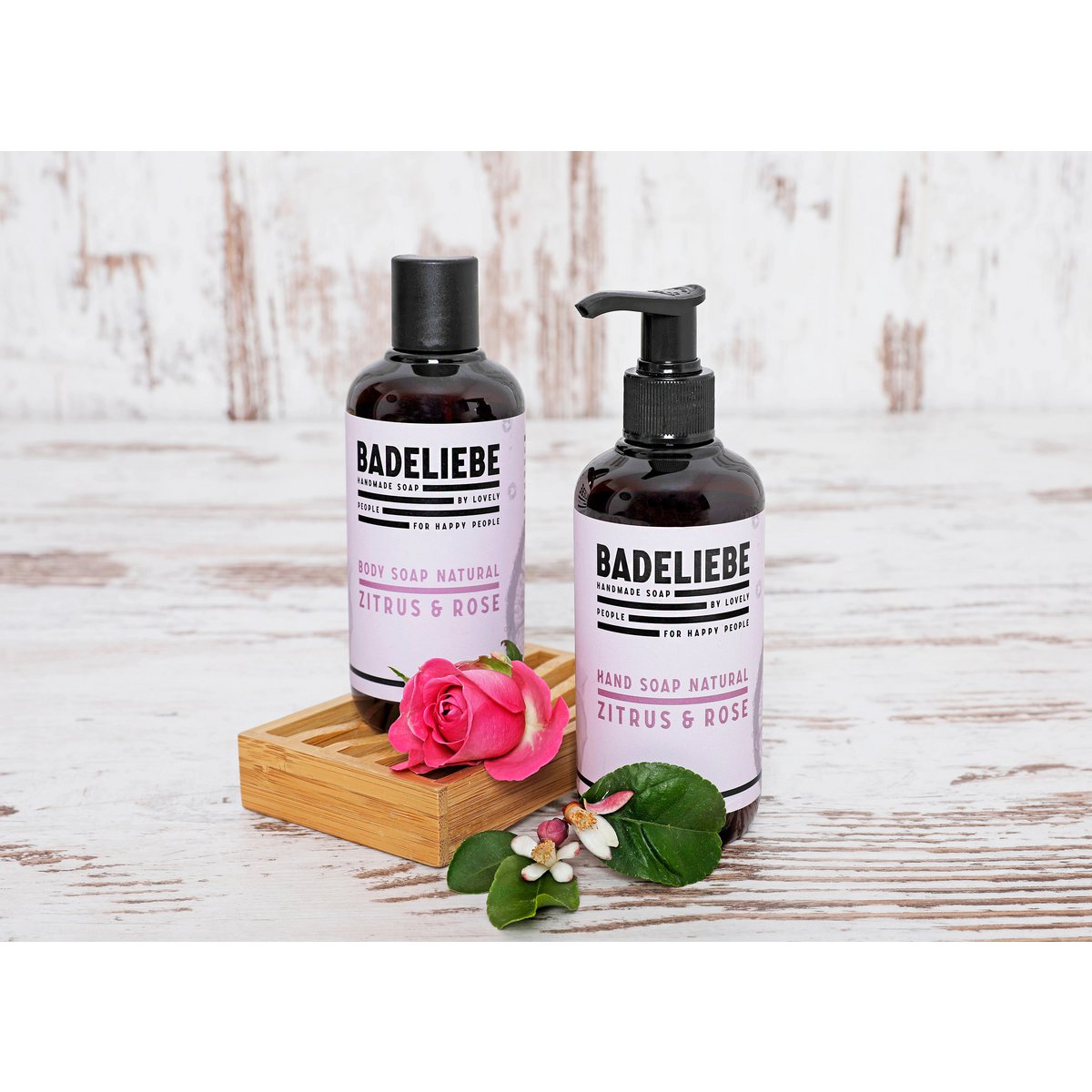 BADELIEBE - Duschgel Zitrus & Rose