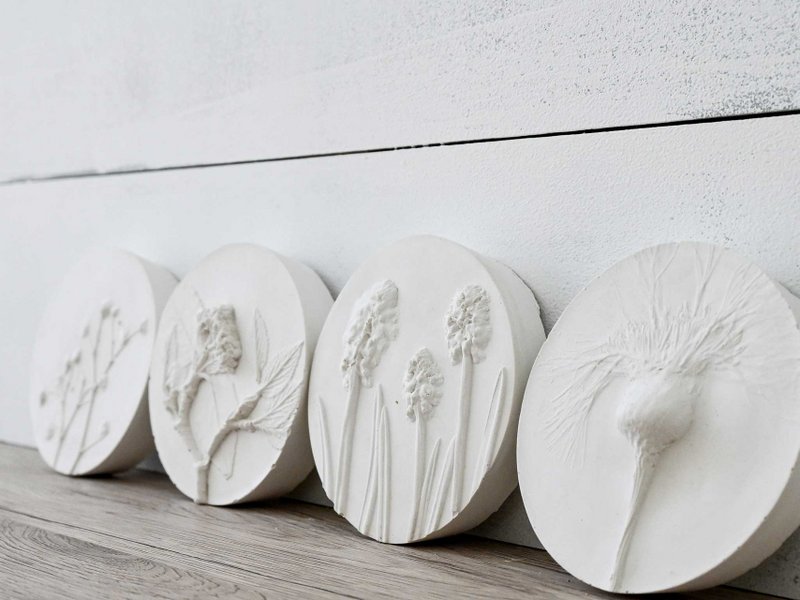 Ensemble de ressorts de 4 reliefs muraux