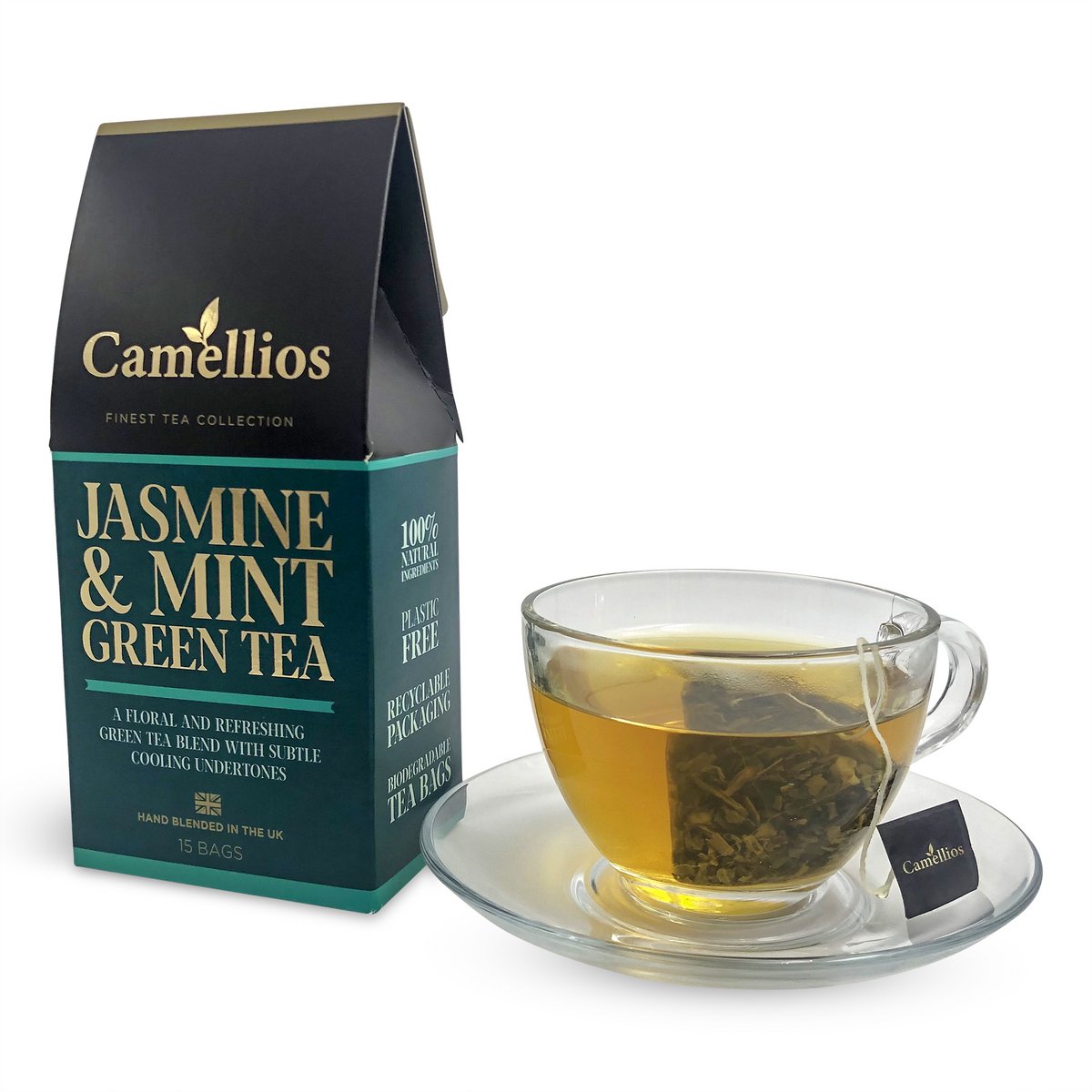 Grüner Tee aus Jasmin und Minze