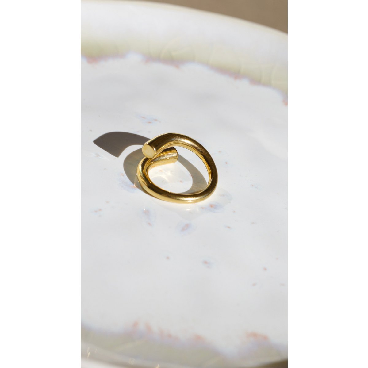 Fable - Ausgefallener Nagel-Statement-Ring