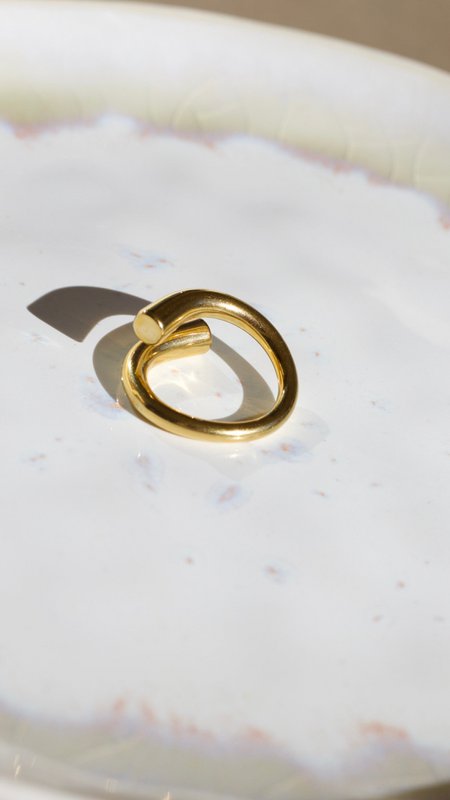 Fable - Ausgefallener Nagel-Statement-Ring