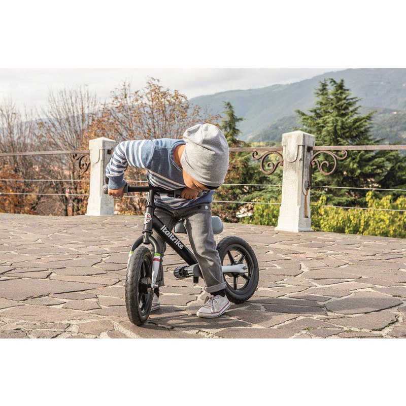 Pista - Balance Bike Steel - EVA Wheels - Black - 2/5 years
