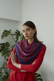 Animal Print 180*75cm 100% silk scarf