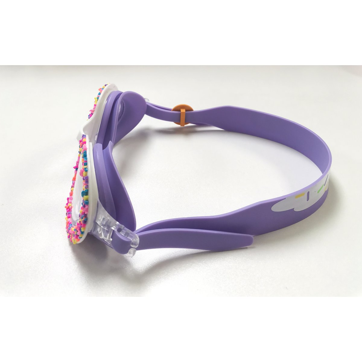 Schwimmbrille Donut lila