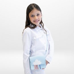 Children's shoulder bag - Rainbow Blue