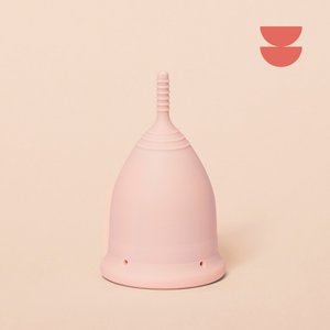 divine Menstruationstasse I Hard l Pretty in Pink l Größe L
