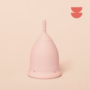 divine Menstruationstasse I Hard l Pretty in Pink l Größe L