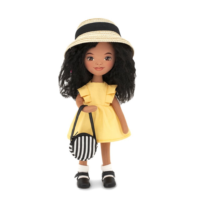 Soft toy, Sweet Sister - Tina in a Yellow Dress + bonus accessories set (35cm)
